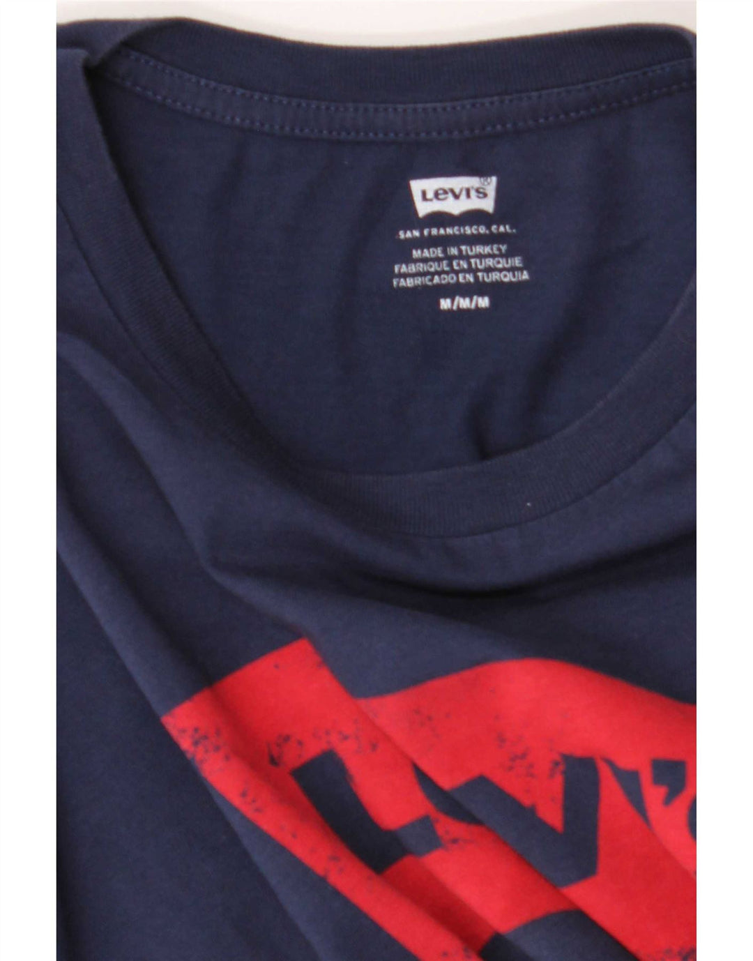 Levi's T-shirt grafica da uomo media blu navy