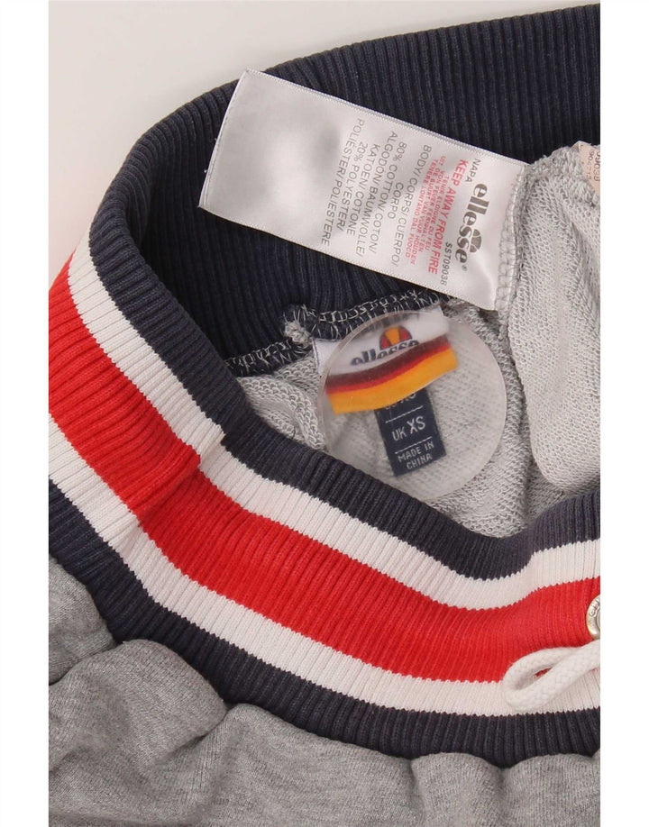 Pantaloncini sportivi grafici da uomo Ellesse XS in cotone grigio