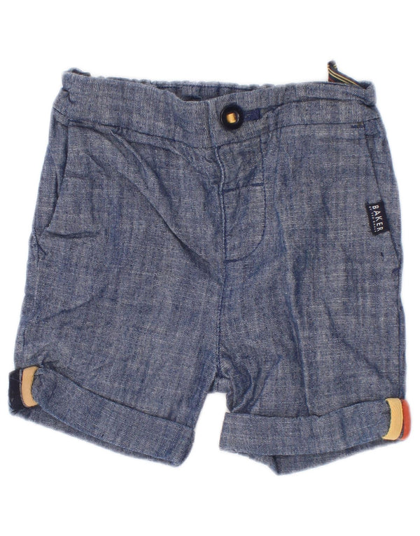 Pantaloncini chino da neonato Ted Baker 3-6 mesi W16 in cotone blu