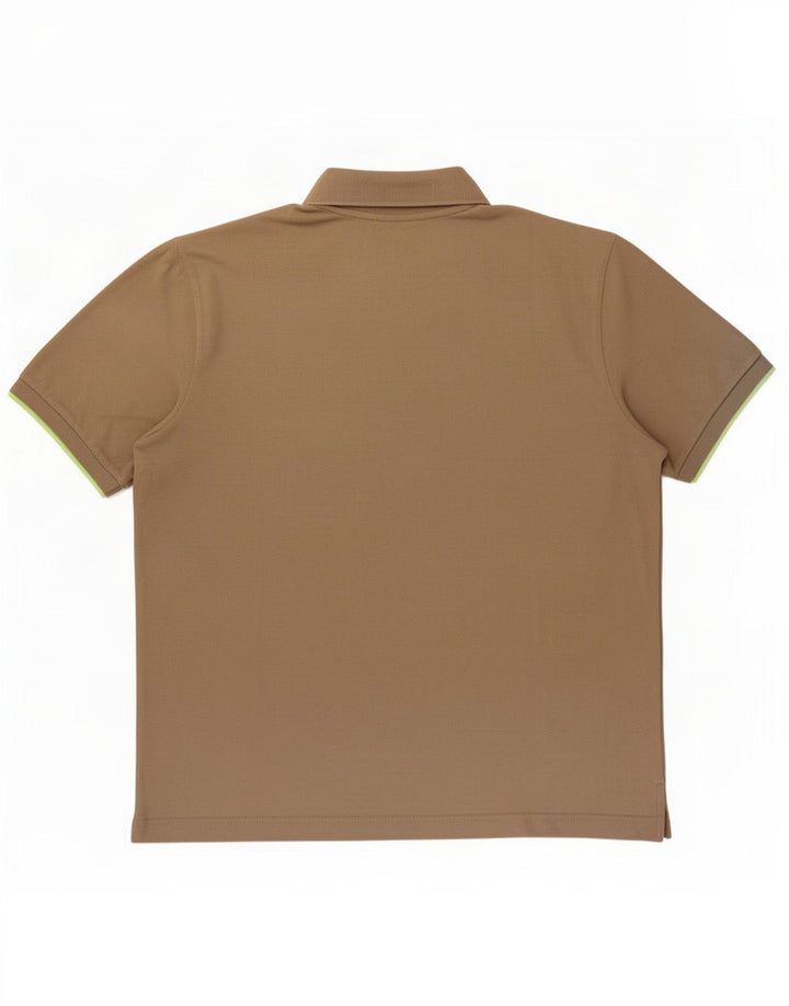 Polo Kappa Uomo Large Kaki Cotone