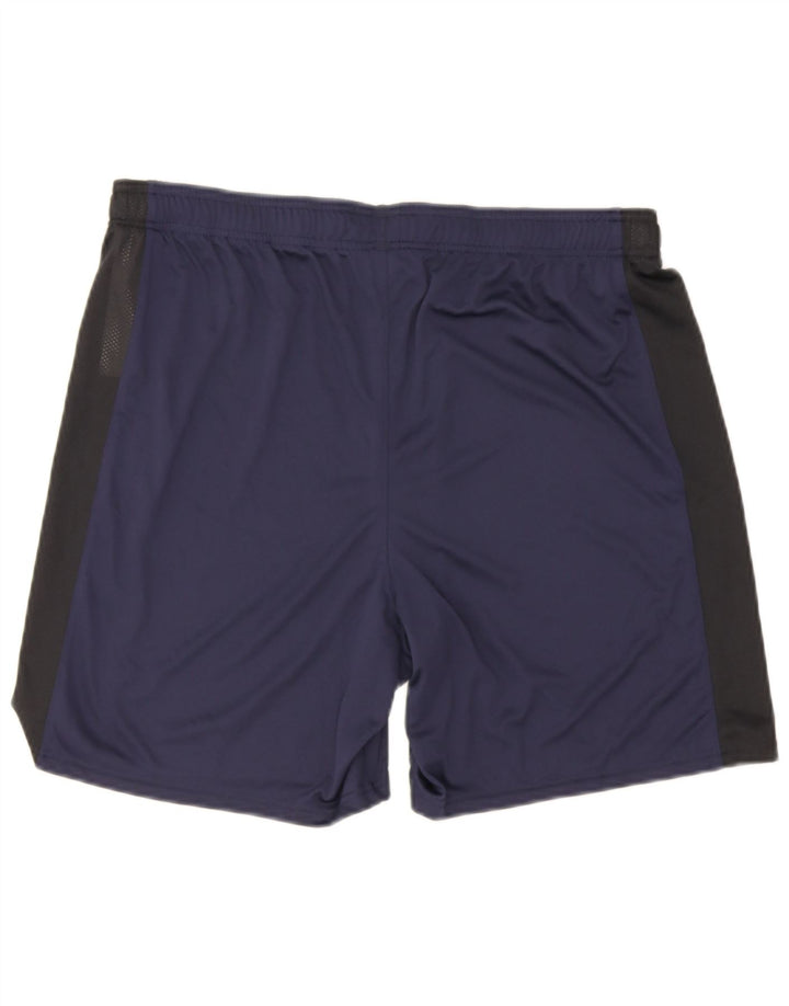 Pantaloncini sportivi da uomo Under Armour XL blu navy in poliestere color block