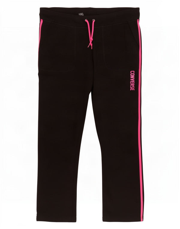Pantaloni da tuta con grafica Converse da donna UK 18 XL a righe nere