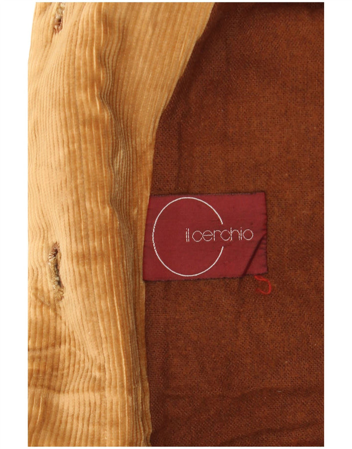 Cappotto giacca a vento da donna VINTAGE UK 16 Large Brown Colourblock