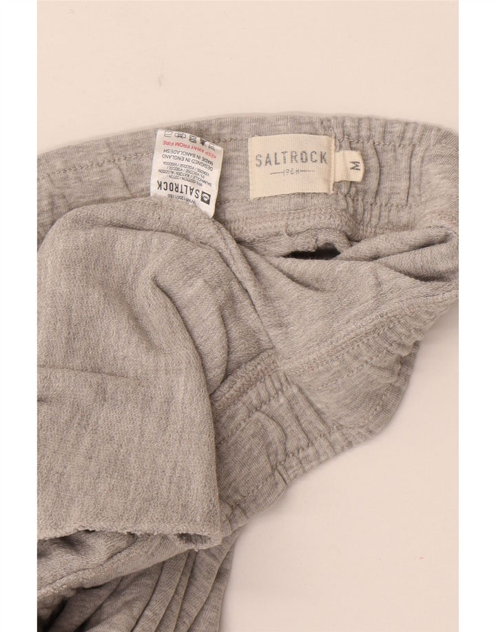 Pantaloncini sportivi da uomo Saltrock in cotone grigio medio