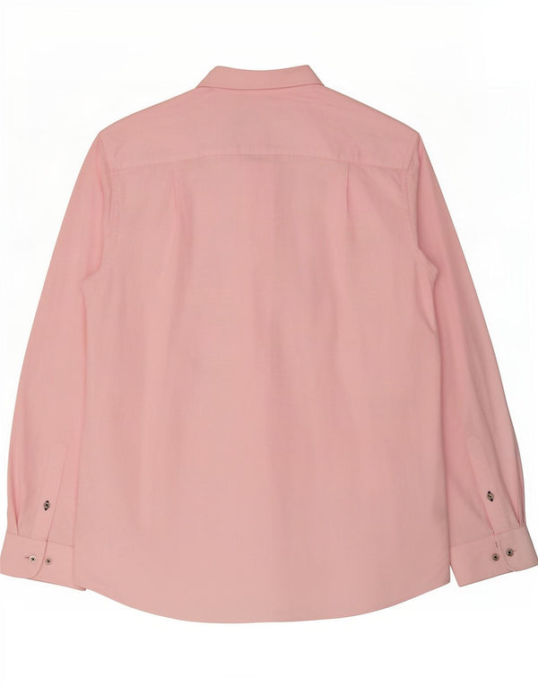 Crew Clothing Mens Shirt 2XL Pink Cotton
