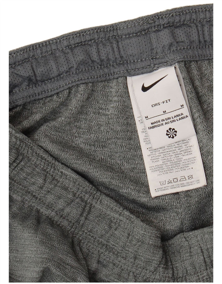 Pantaloni da tuta NIKE Dri Fit da uomo in poliestere grigio medio