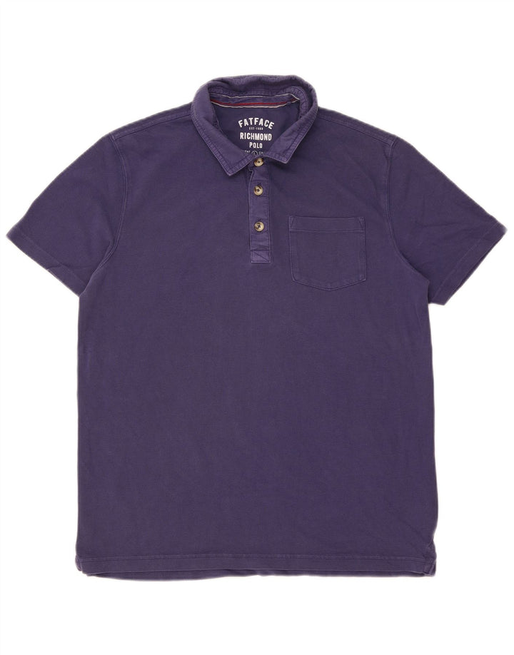 Polo da uomo FAT FACE grande in cotone viola