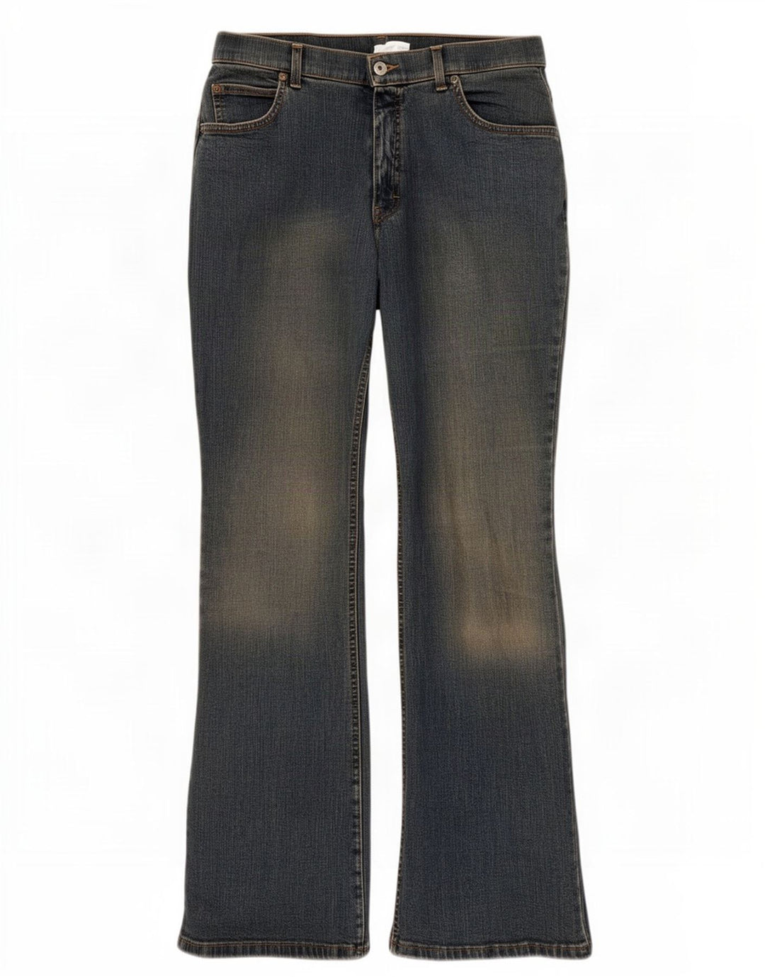 Jeans Bootcut da donna Marks & Spencer UK 16 Large W32 L31 Cotone blu