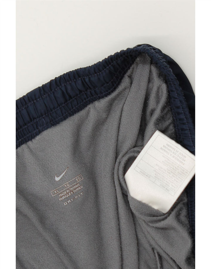 Pantaloncini sportivi Nike Dri Fit da uomo XL in poliestere blu navy