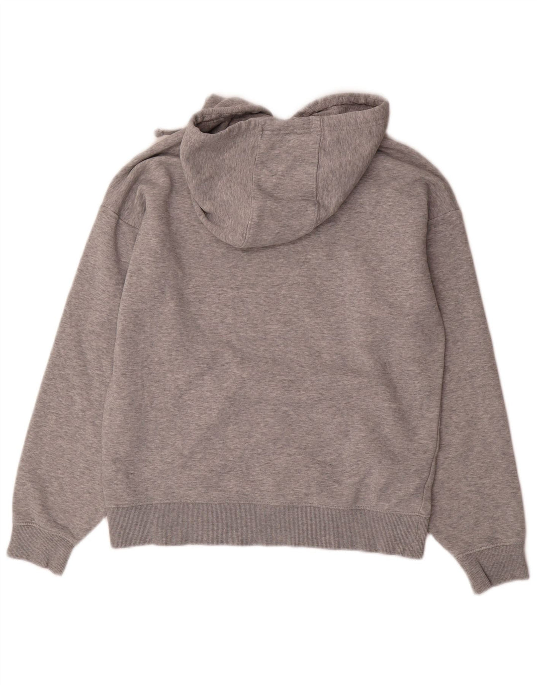 Felpa con cappuccio da uomo Fila in cotone chiazzato grigio medio