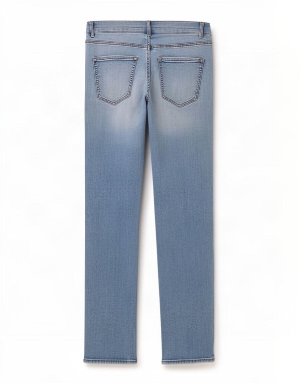 Jeans dritti Marks & Spencer da donna The Sienna UK 12 medio W30 L31 blu