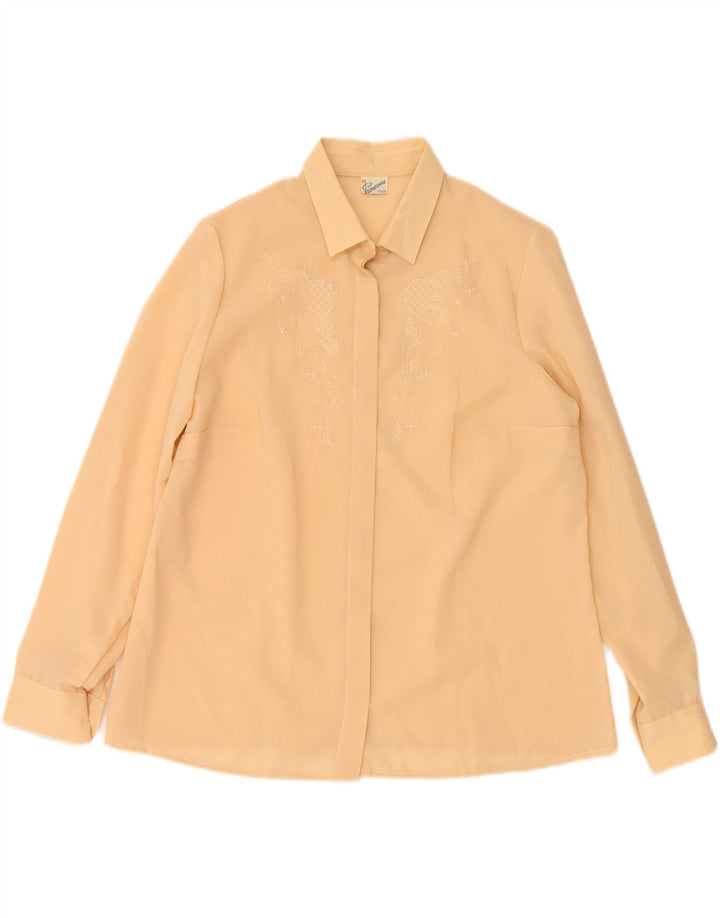 PRIMAVERA FIRENZE Womens Shirt Blouse IT 51 XL Beige Vintage Primavera Firenze and Second-Hand Primavera Firenze from Messina Hembry 