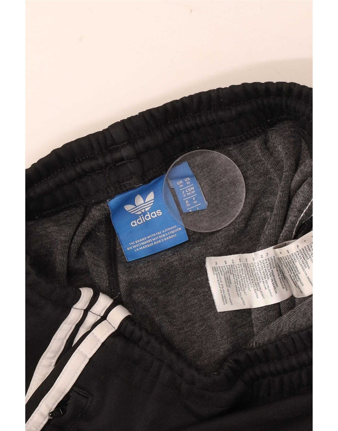 Pantaloni da tuta da uomo Adidas Joggers medio poliestere nero