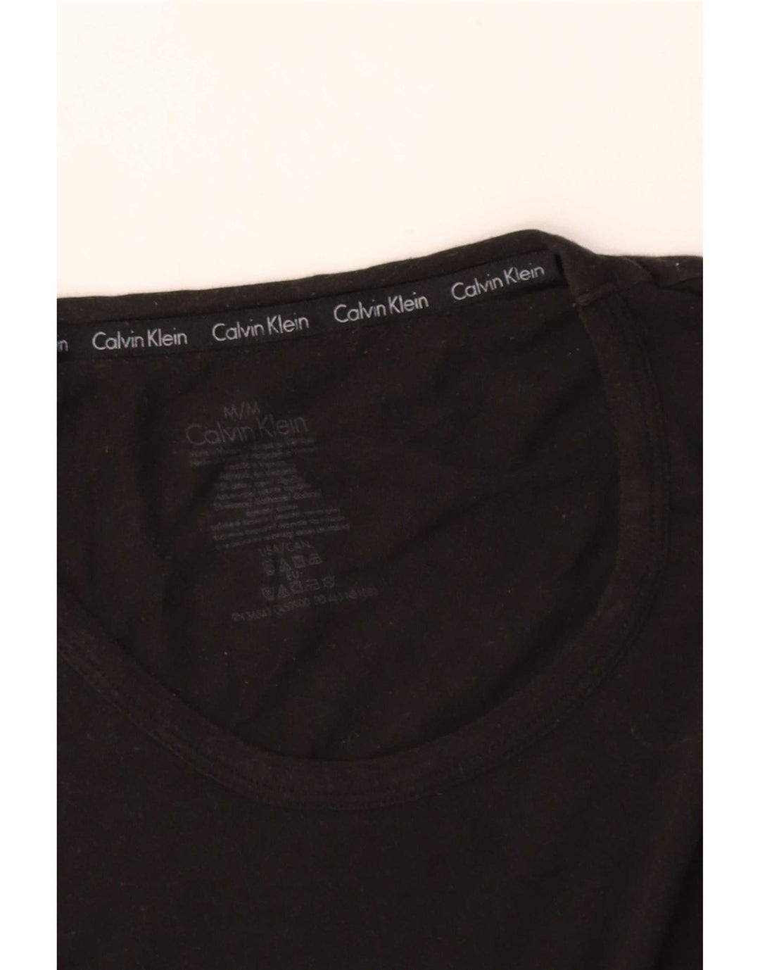Maglietta da uomo Calvin Klein Top media nera