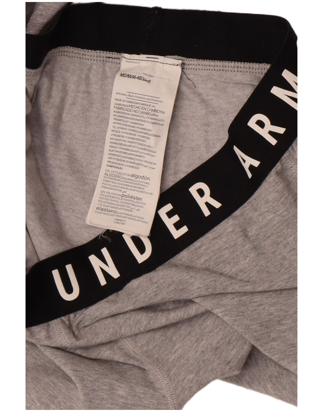 Leggings grafici da donna Under Armour UK 14 Cotone color block grigio medio