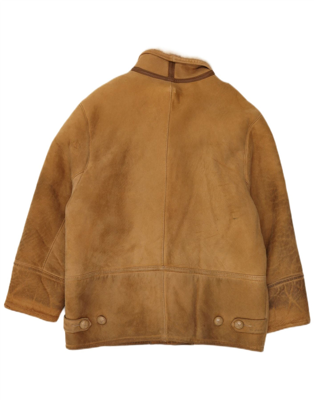 Giacca in shearling oversize da donna Morlands EU 46 XL Pelle beige