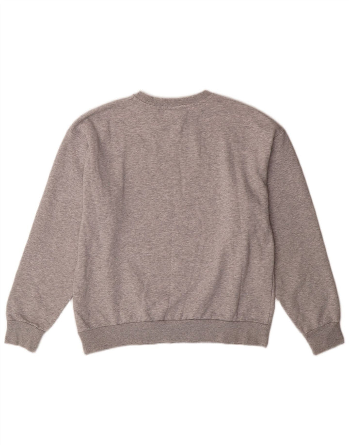 Felpa con grafica PUMA da donna UK 14 Cotone grigio medio