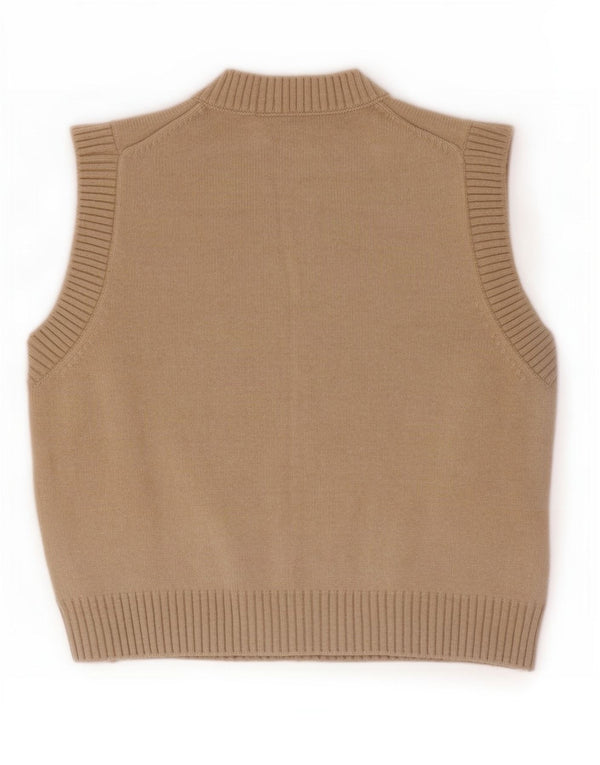 Canotta canotta da donna Zara UK 14 Poliestere beige medio