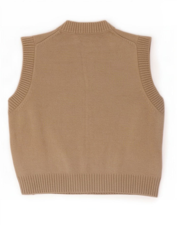 Canotta canotta da donna Zara UK 14 Poliestere beige medio