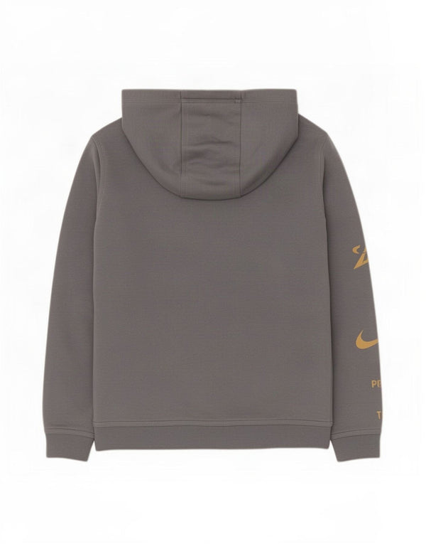 Felpa con cappuccio grafica Nike da ragazzo, 11-12 anni, grande, cotone grigio