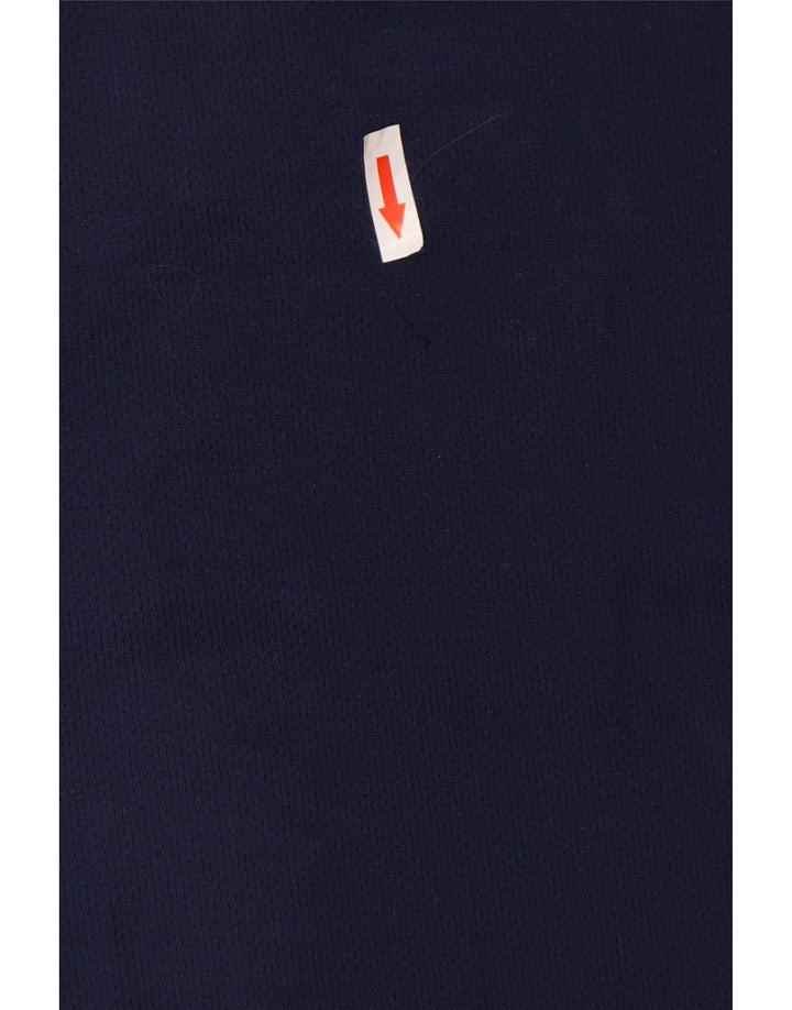 Pantaloni da tuta con grafica Reebok da uomo, grandi, in poliestere blu navy