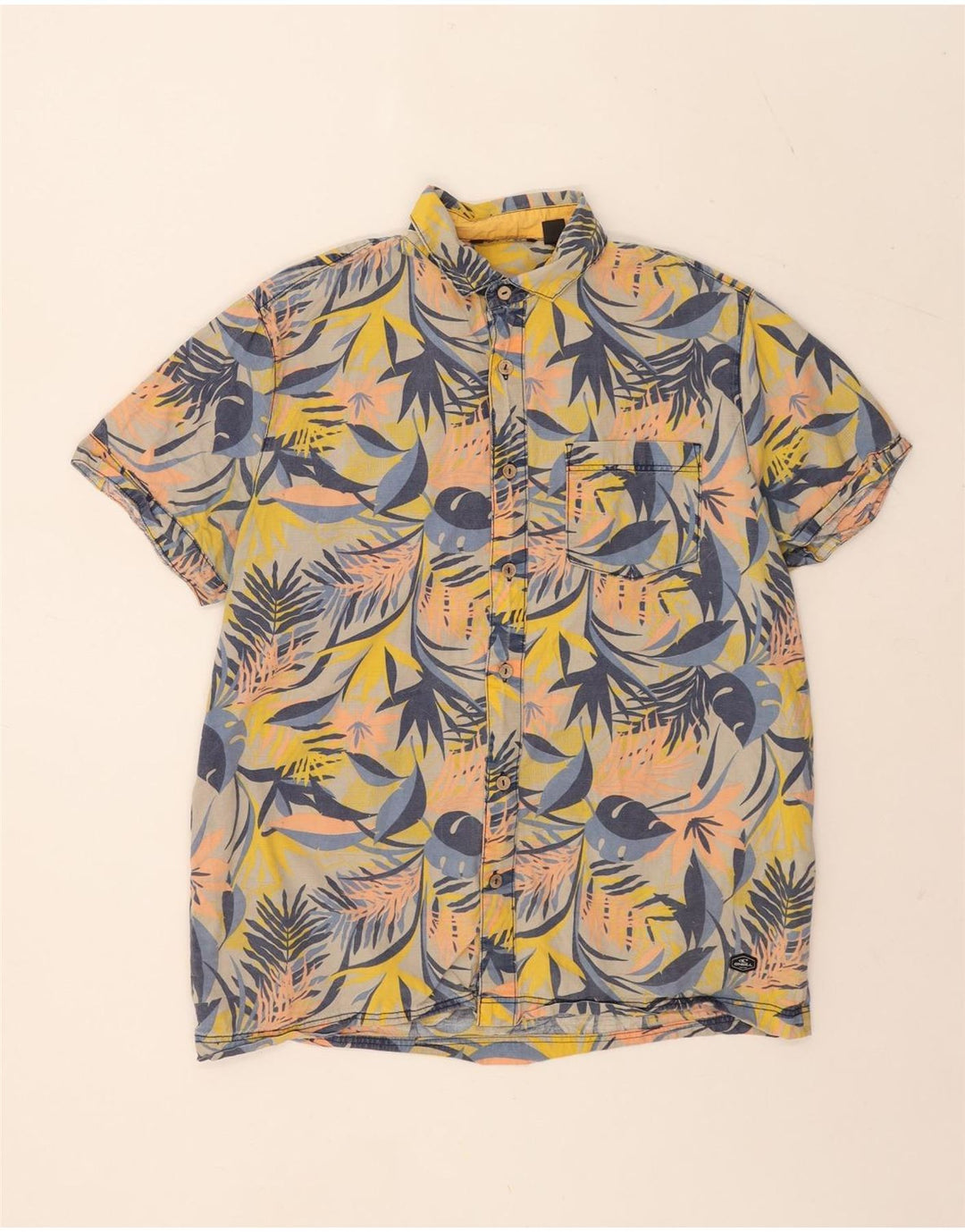 Camicia a maniche corte da uomo O'Neill grande cotone floreale multicolore