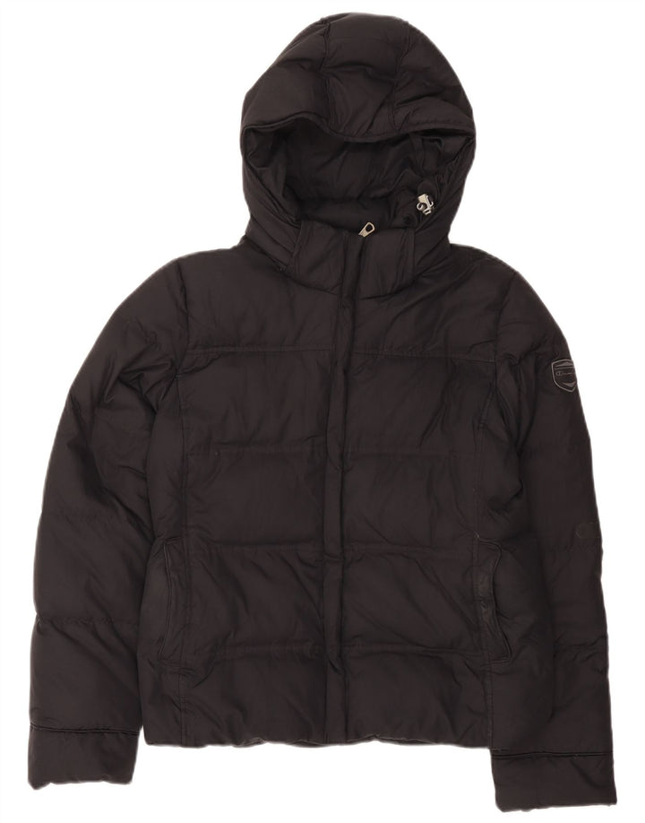 Giacca imbottita con cappuccio da donna Champion UK 14 poliestere nero medio