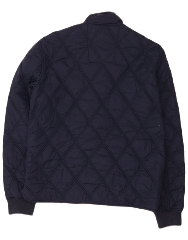 Giacca trapuntata da uomo Replay UK 38 media blu navy in poliammide