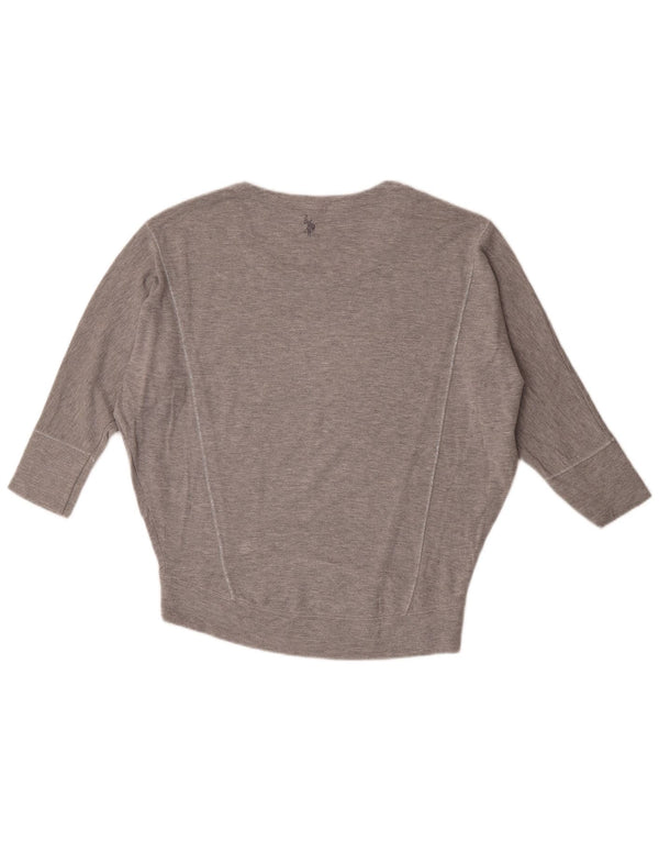 Polo Assn. Felpa con grafica oversize da donna UK 6 XS Grigio