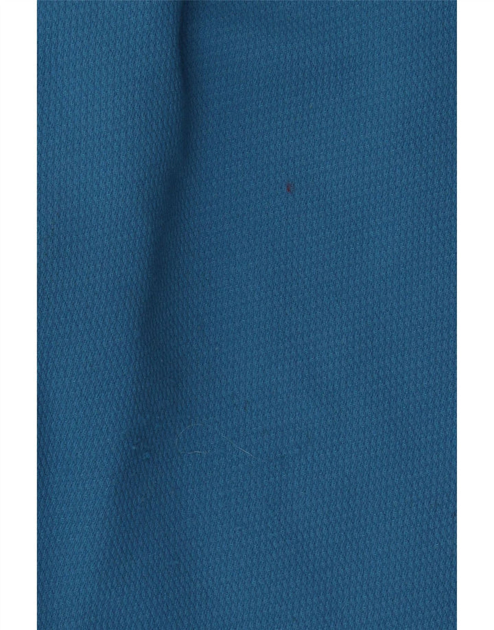 Tuta da sci vintage da donna con cappuccio EU 38 Blu medio color block