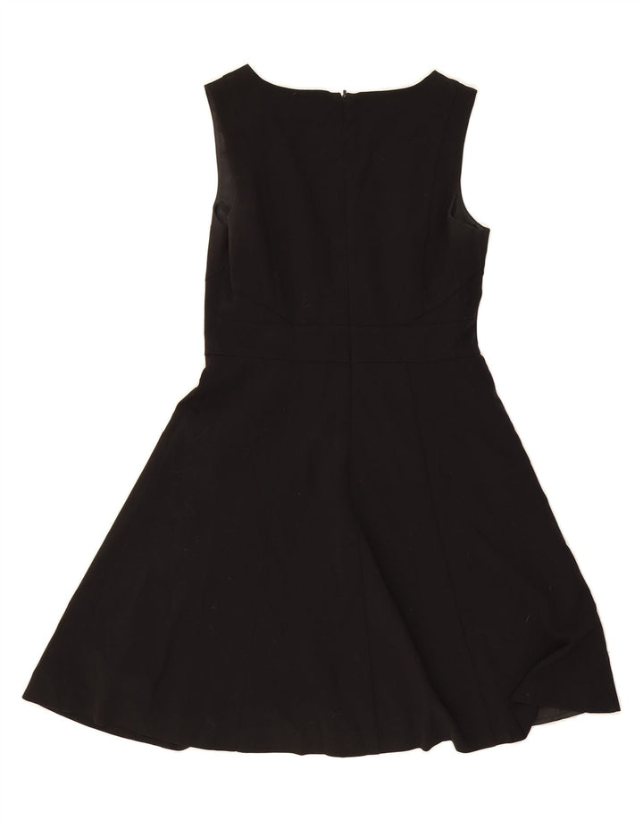 OASIS Womens Sleeveless A-Line Dress UK 10 Small Black Polyester Vintage Oasis and Second-Hand Oasis from Messina Hembry 