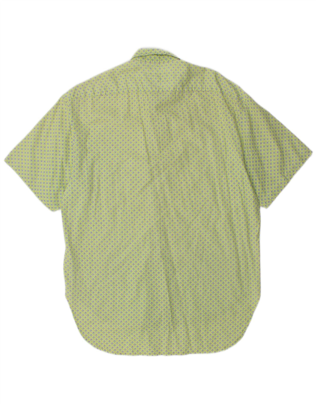 Camicia da uomo a maniche corte CAJUN verde medio maculato