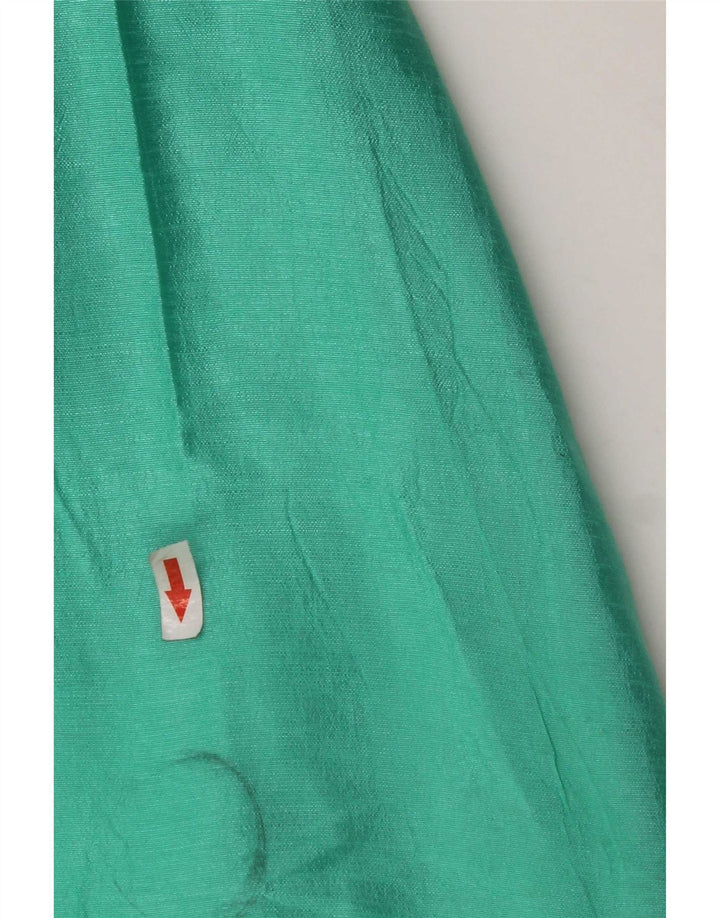 Abito lungo da donna vintage UK 8 piccolo verde