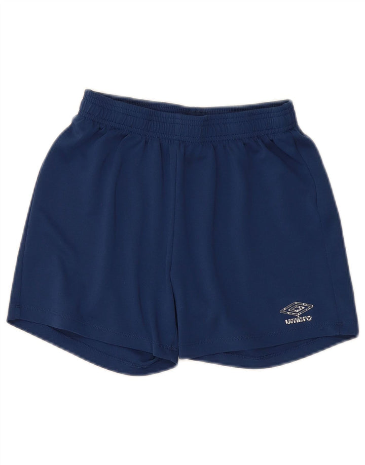 Pantaloncini sportivi da bambino UMBRO 9-10 anni medio blu navy