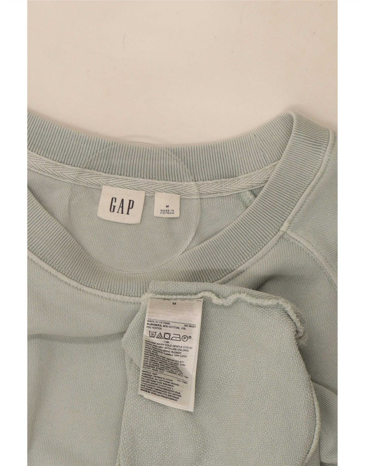 Felpa da donna a maniche corte Gap Jumper UK 14 Cotone verde medio