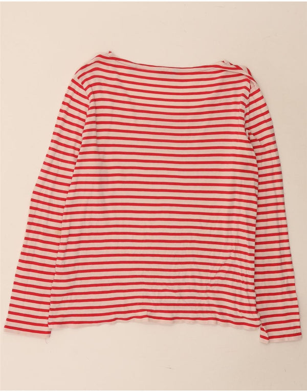 Gant Top da donna a maniche lunghe UK 20 2XL Cotone a righe rosse