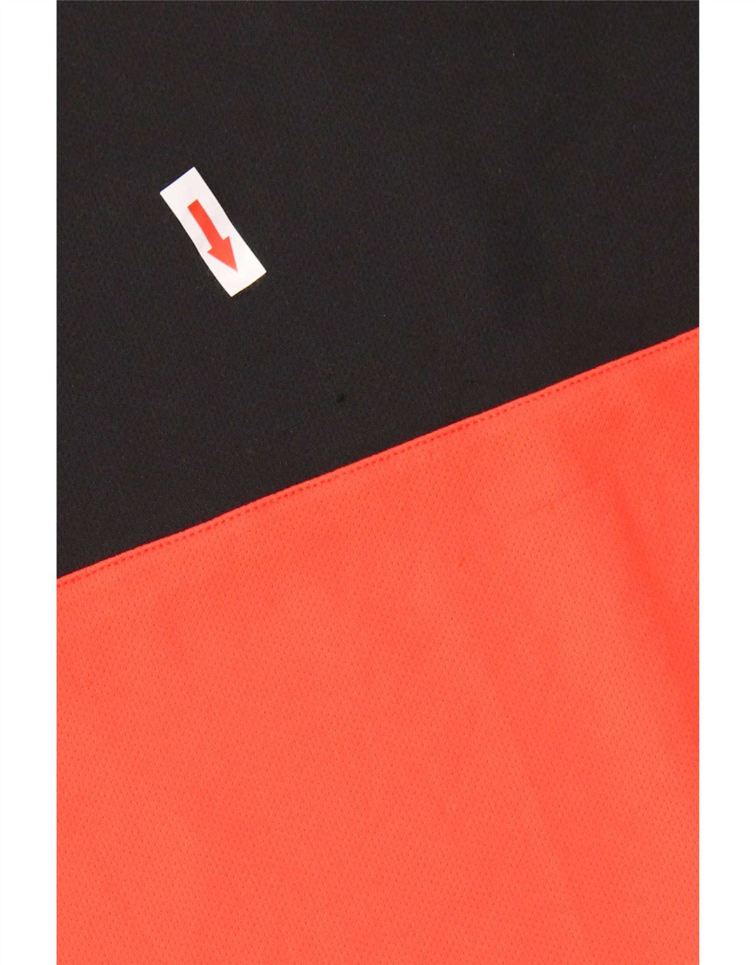 Polo Nike da uomo Dri Fit grande in poliestere color block arancione