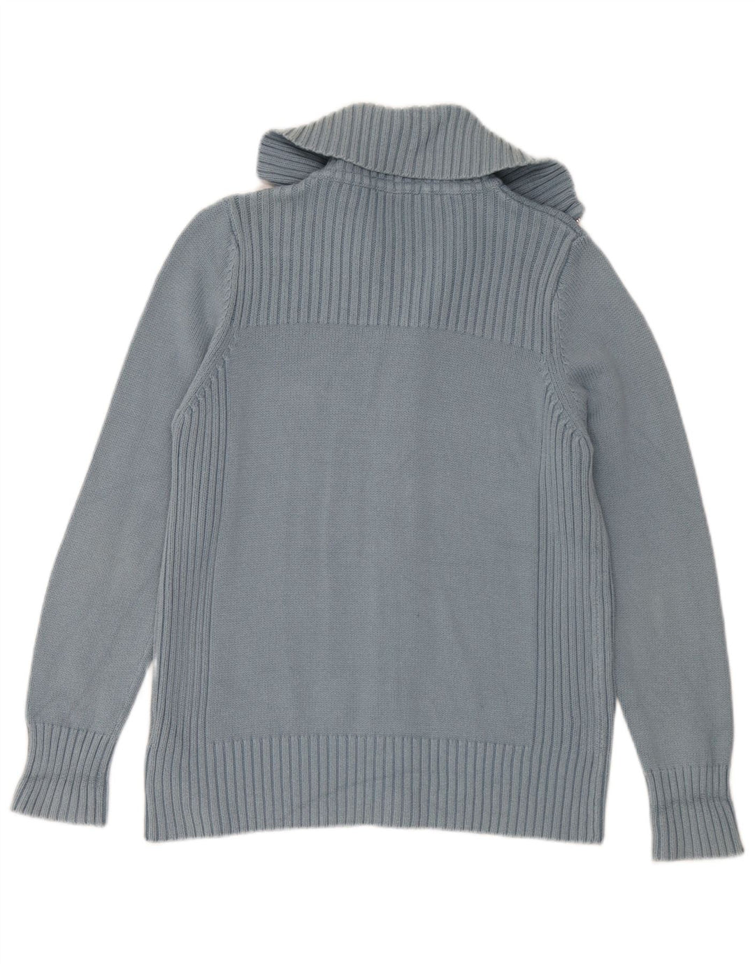 Maglione cardigan da donna Marks & Spencer UK 16 grande cotone blu