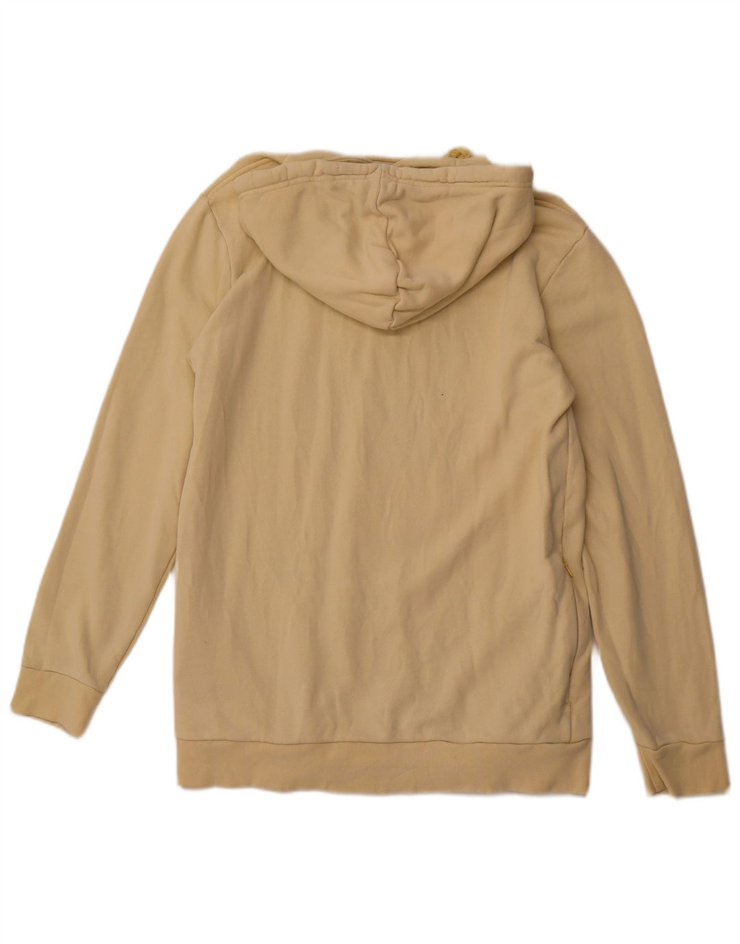 Maglione con cappuccio grafico da uomo ADIDAS in cotone giallo medio