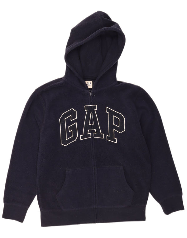 Giacca in pile con cappuccio grafica Gap per ragazzi 12-13 anni 2XL cotone blu navy