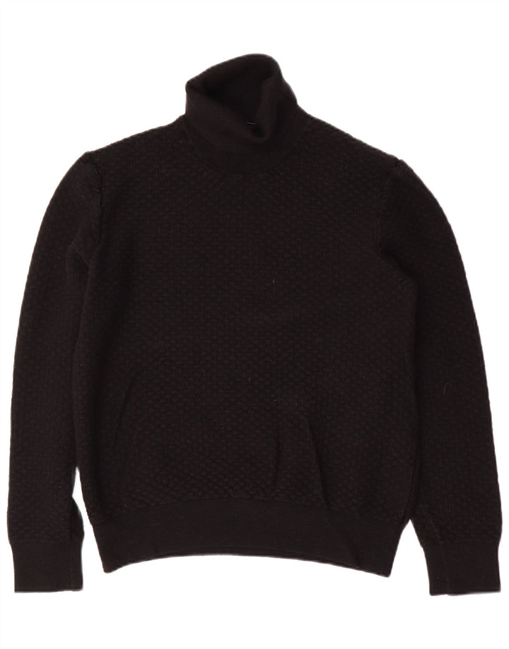 Maglione maglione a collo alto da donna TRUSSARDI UK 20 2XL Nero