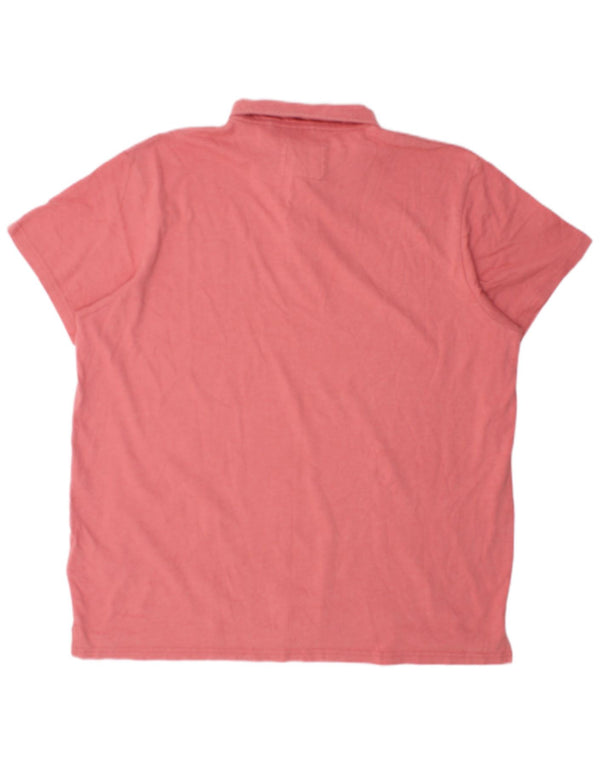 Polo da uomo WEIRD FISH XL in cotone rosa