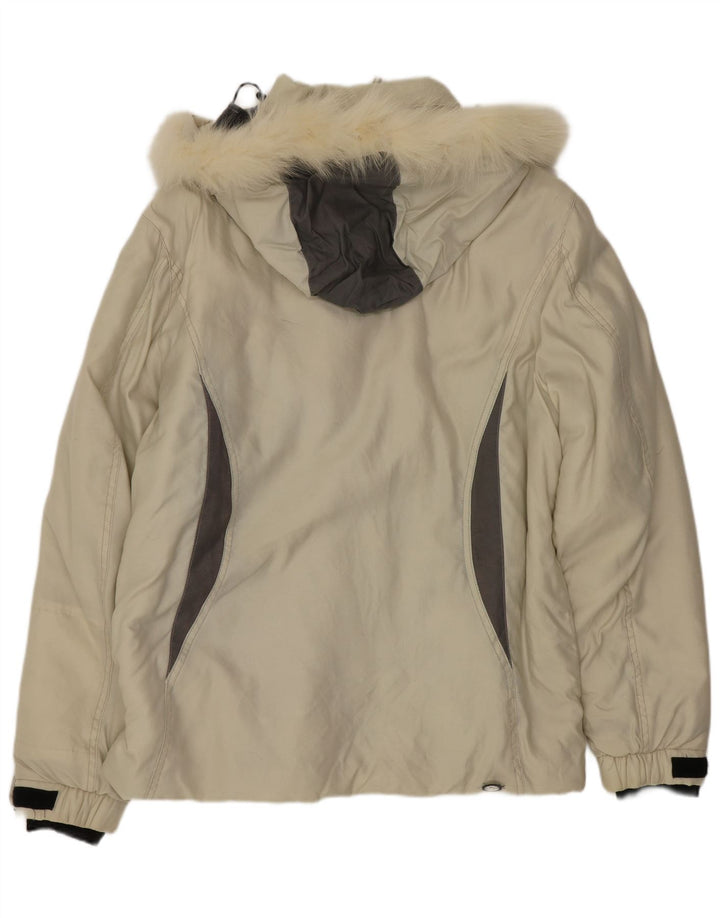 Giacca da sci con cappuccio da uomo Colmar IT 46 Small Beige Colourblock