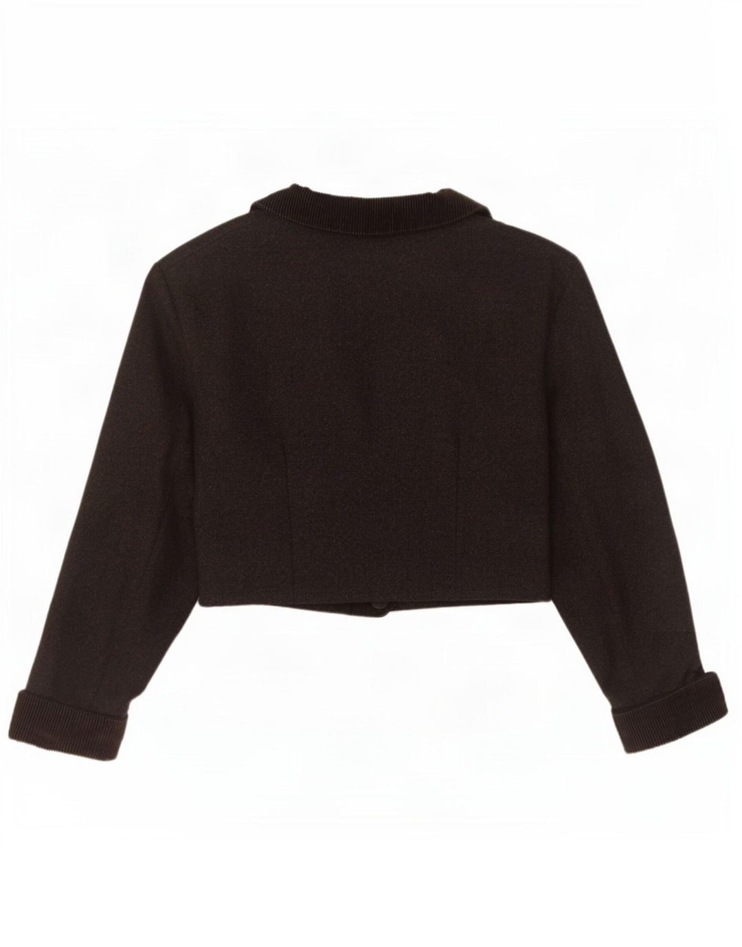 Giacca Bolero Doppio Petto Da Donna Swinger IT 44 Lana Grigio Medio