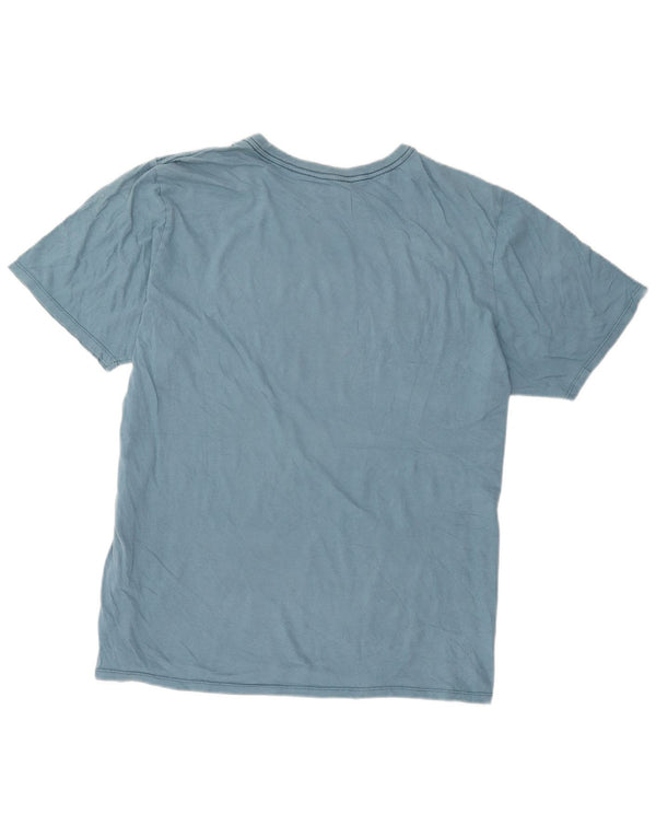 Hurley Mens Graphic T-Shirt Top XL Blue Cotton