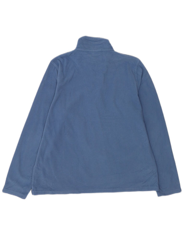 Maglione in pile da donna con collo e zip Mountain Warehouse UK 14 grande poliestere blu