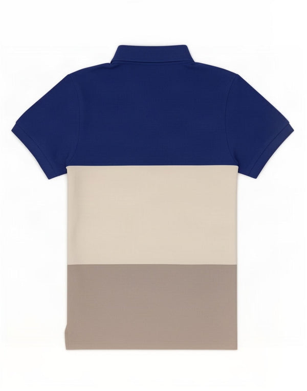 Polo Nike da uomo piccola in cotone color block multicolore