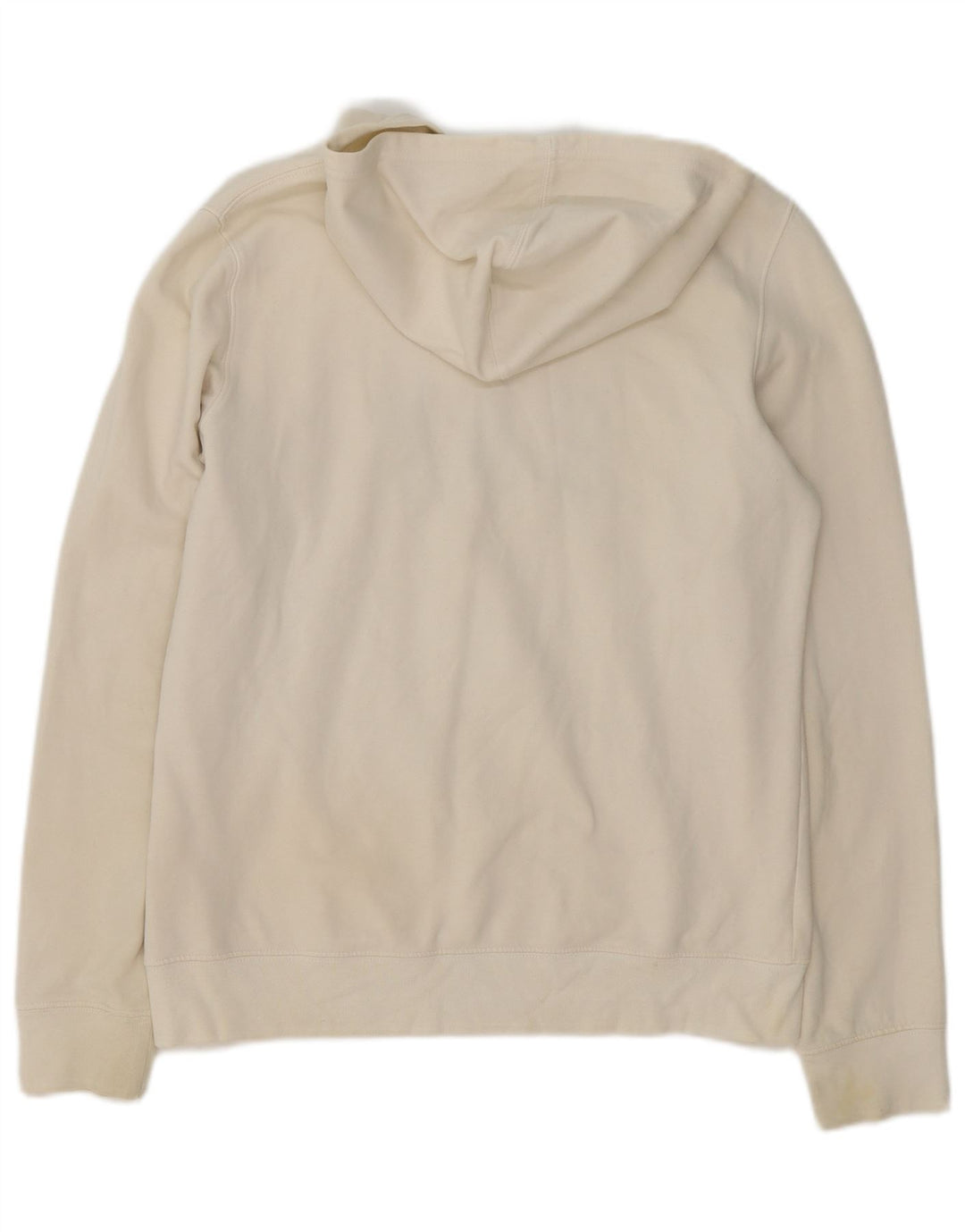 Felpa con cappuccio grafica da uomo Gap, cotone bianco medio