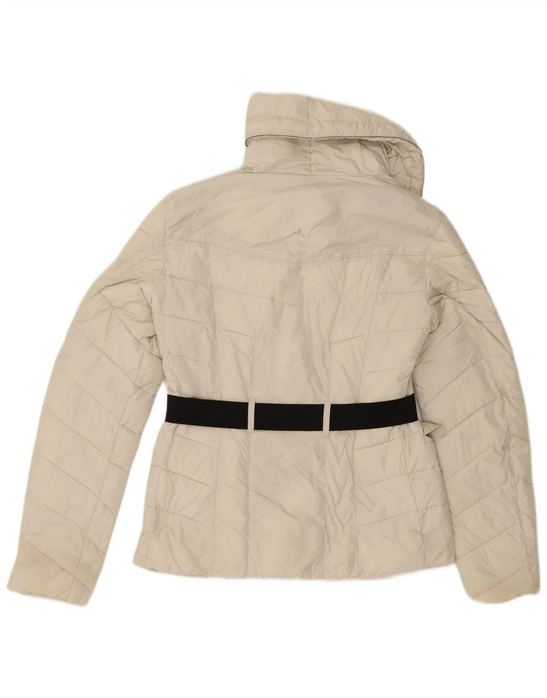 Giacca imbottita da donna Guess UK 12 medio bianco sporco in poliammide