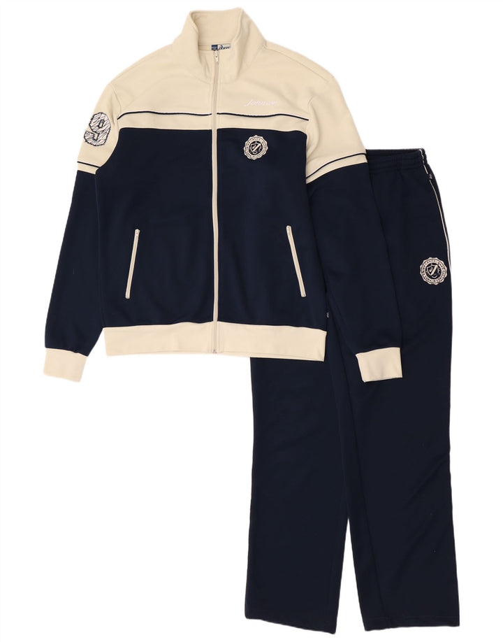 Tuta intera grafica da uomo Oasis XL Poliestere color block blu navy